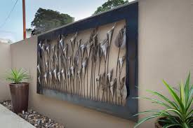 large outdoor wall art outdoor metal