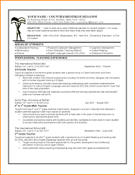 7 Elementary Education Resume Objective Penn Working Papers