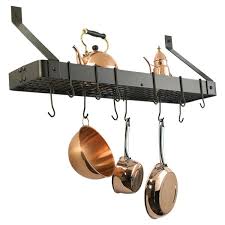 Also, kitchen racks add a dynamic range of color to your kitchen, from the dark reds of powdered paprika to the bright yellow of an aromatic curry blend. Pot Racks Wayfair