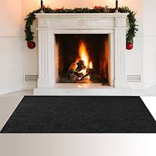 fire resistant fireplace hearth rug