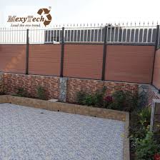 Quality garden fencing adds value to your home. China Mexytech Exterior Decorative Garden Composite Wooden Fence Panels China Mexytech Removable Fence Manufacture