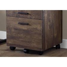 The number of wooden file cabinets is quite large. Brown Reclaimed Wood Filing Cabinet On Castors With 3 Drawers Hd7400 The Home Depot