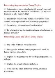 What is a good topic for a persuasive essay  It must be raw honey     Write Out Loud