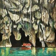 of palawan philippines painting