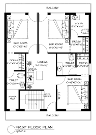 House Plan For 28 X 50 Feet Plot Size