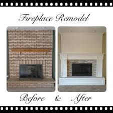 Brick Fireplace Remodel