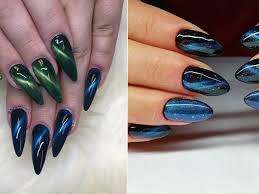 cat eye nail art trend is inspired by