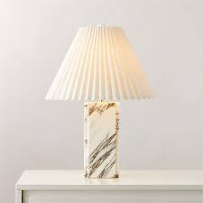 Bianca White Marble Table Lamp