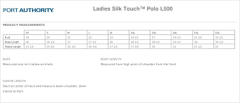 port authority las silk touch polo