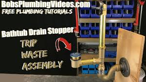 Over 20 years of experience to give you great deals on quality home products and more. Bathtub Drain Stopper Trip Waste Assembly Youtube