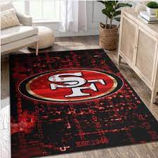 san francisco 49ers nfl area rug for