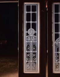 Antique French Etched Glass Doors