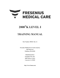 2008k level i training manual manualzz