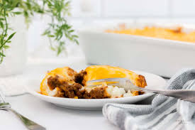 pie with instant mashed potato topping