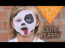 cute puppy halloween how to makeup