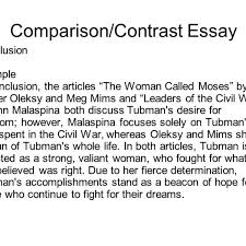 Comparative Essay Writing In Conclusion Essay In Conclusion Essay