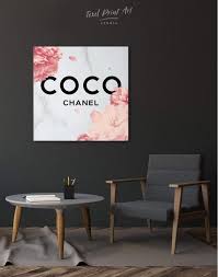 Coco Chanel Logo Canvas Wall Art