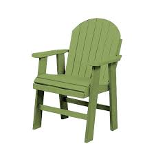 Table Height Poly Patio Chair Lime
