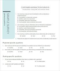 Customer Satisfaction Survey Template 10 Free Pdf Word Documents