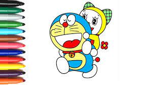 Cara menggambar anime doraemon dengan cepat manga council via mangacouncil.blogspot.com. Belajar Menggambar Untuk Anak Anak Doraemon Dan Dorami Mewarnai Halaman Untuk Anak Anak Youtube