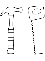 You can tell a lot about the way a person is. Hammer And Saw Coloring Page 1001coloring Com