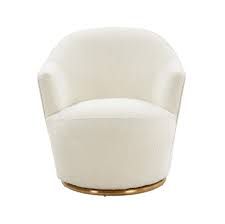 skyla boucle swivel chair tov furniture