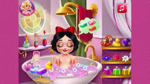 Game Tắm cho bé yêu - Snow White Baby Bath - Game Vui