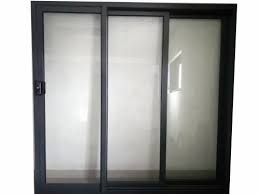 Black Aluminum Sliding Door Interior
