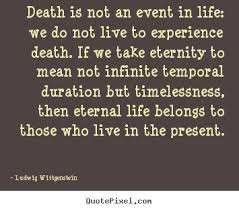 Diy image quotes about life - Death is not an event in life: we do ... via Relatably.com
