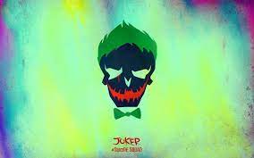 the squad joker logo wallpaper