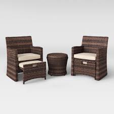 Halsted 5pc Wicker Patio Seating Set