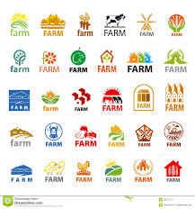 Set Of Vector Logos Farm Stock Vector Illustration Of Banner 46212772