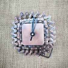 Recycled Bicycle Chain Clock The Fair