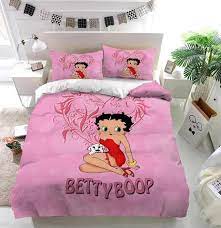 betty boop pink duvet cover and