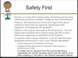 Science Laboratory Safety Science Laboratory Safety Is The