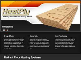 radiant floor heating heatply