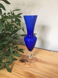 Vintage Small Glass Flower Vase In