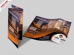 trifold brochure design free psd