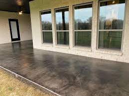 Stained Concrete Patios Before After