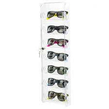 Acrylic Wall Mount Locking Sunglasses