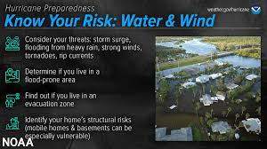 hurricane preparedness webpage for