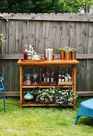 how to make your own outdoor bar table