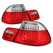 akkon red clear led tail brake lights