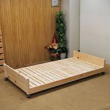 高さ変更できるキャスター付ベッド ベッド 模様替え 家具のアイデア