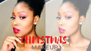 clic christmas makeup for dark skin