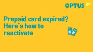 renew expired optus prepaid sim card