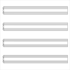 Free 8 Sample Music Staff Paper Templates In Pdf Word
