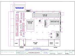 machine layout plan ground floor dwg