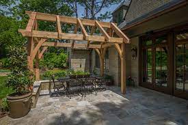 Timber Frame Patio Shade Structure