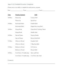 Us Soccer Lesson Plan Template Practice Funeral Schedule Tem